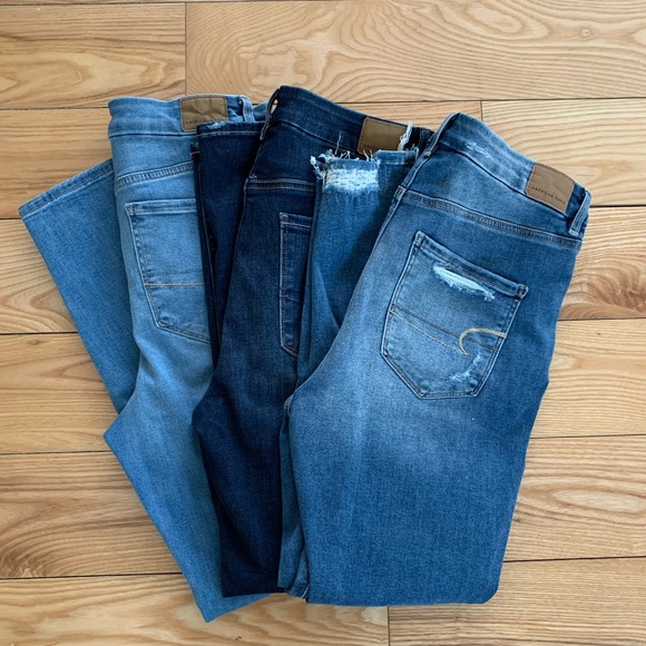 American Eagle Outfitters Denim - AEO Bundle of 3 Curvy High Rise Jeggings